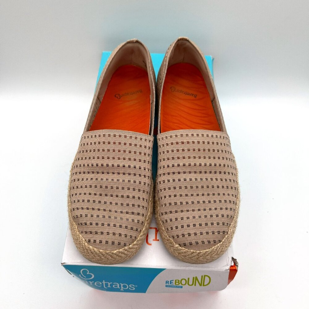 Baretraps Yesenia Flat Slip On Shoes Wheat Tan Women's Size 8.5 M
